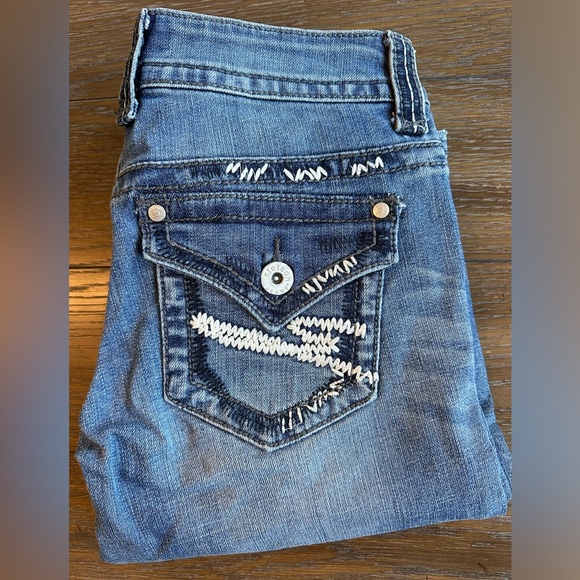 Stetson Jeans Size 4 Long Inseam 33 1/2 - Picture 1 of 6